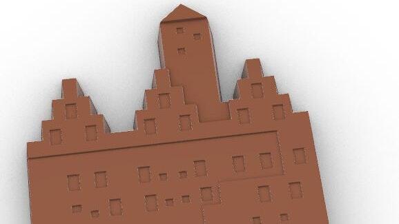Es gibt jetzt eine Schloss-Schokolade: Auf Initiative des Fördervereins Schloss Mainberg bietet die Chocolaterie Molina in Schweinfurt am Zeughaus ab sofort eine Schokolade an, die in Form der drei Zinnen und des Bergfrieds von Schloss Mainberg gegossen ist. Es gibt jetzt eine Schloss-Schokolade: Auf Initiative des Fördervereins Schloss Mainberg bietet die Chocolaterie Molina in Schweinfurt am Zeughaus ab sofort eine Schokolade an, die in Form der drei Zinnen und des Bergfrieds von Schloss Mainberg gegossen ist.