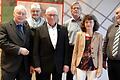 Das Foto zeigt den neu gewählten Vorstand des Sängerbundes Badisch-Franken mit (von links) Wolfgang Runge (Präsident), Annemarie Moser (Bundes-Chorleiterin), Hubert Heffele (Vizepräsident), Reinhard Haas (Pressereferent), Claudia Wieland (Schriftführerin) und Gerhard Kaiser (Schatzmeister).