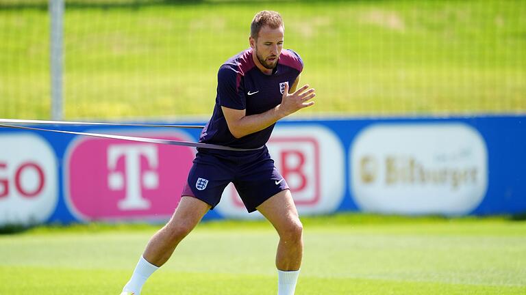 Euro 2024: Training England       -  Vor dem Halbfinale gegen die Niederlande gibt sich Harry Kane kämpferisch.
