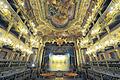 Markgräfliches Opernhaus ist Kandidat fürs Weltkulturerbe       -  (dpa)   Blick von der Fürstenloge zur Bühne des Markgräflichen Opernhauses in Bayreuth. Im Juni 2012 entscheidet es sich, ob das Markgräfliche Opernhaus Bayreuth von der UNESCO zum Weltkulturerbe erklärt wird. Momentan herrscht &bdquo;Optimismus&ldquo; im Rathaus und bei der Bayerischen Schlösserverwaltung, wie Oberbürgermeister Michael Hohl (CSU) betont.