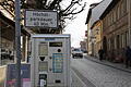 Parkscheinautomat Hammelburg       -  Die Höchstparkdauer in der Hammelburger Innenstadt beträgt eine Stunde. Diese ist für die Besitzer eines Elektrofahrzeuges mit E-Kennzeichen künftig kostenfrei.