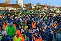 Rund 1500 Demonstranten kamen zur Bauerndemo auf dem Festplatz in Bad Neustadt.&nbsp;