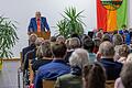 Bürgermeister Jürgen Hennemann hatte beim Neujahresempfang in der Frauengrundhalle volles Haus.