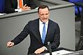 Haushaltsberatungen im Bundestag       -  CDU-Wirtschaftspolitiker Spahn wirft der Ampel Versagen in der Wirtschaftspolitik vor.