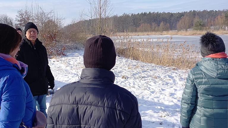 Winterstimmung am Rothenbachsee.