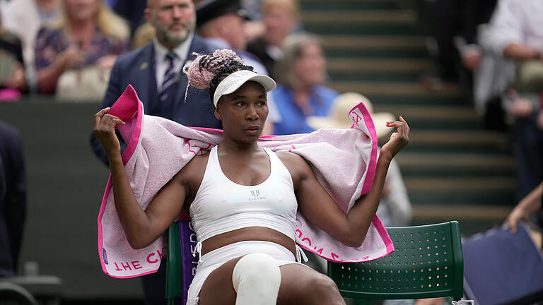 Wimbledon 2023.jpeg       -  Nach ihrem Aus in der ersten Runde kündigte Venus Williams an, wieder nach Wimbledon zurückzukehren.