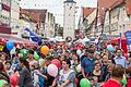 Nach der zweijährigen Zwangspause kann die Kreisstadt Haßfurt wieder so ausgelassen ihr Straßenfest feiern wie auf diesem Bild aus dem Jahr 2016.