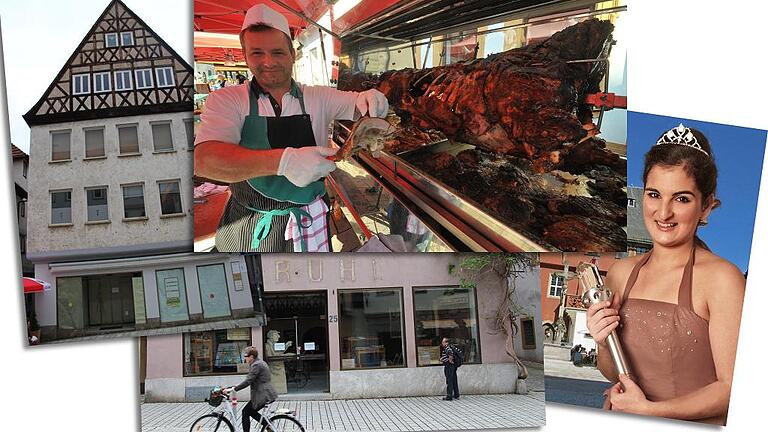 Ochsenfurt, so schön und doch so viele Probleme: Dazu gehören leer stehende Geschäfte, ein eingefahrenes Stadtfest samt Symbolfigur. FotoS: Fritz, Meissner, Stadt Ochsenfurt