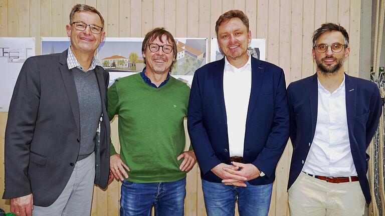 Den Vorstand von 'Kulturgaden Stetten' bilden (von links) Andreas Schneider, Jörg Goldstein, Rüdiger Amthor und Vorsitzender Martin Burkard.