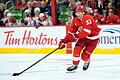 Moritz Seider       -  Moritz Seider trumpfte für die Detroit Red Wings mit zwei Assists im vorletzten Saisonspiel auf.