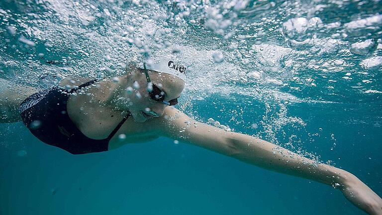 FINA/HOSA Marathon Swim World Series 2018 #2 Seychelles (SEY) - Leonie Beck FINA/HOSA Marathon Swim World Series 2018 #2 Seychelles (SEY) - Leonie Beck