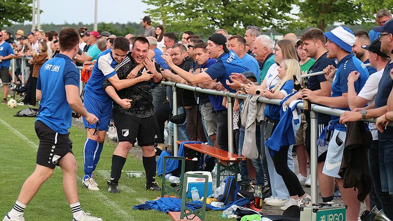 Jubel beim SV Fatschenbrunn: Die Meisterschaft in der Kreisklasse Schweinfurt 2 ist fix.