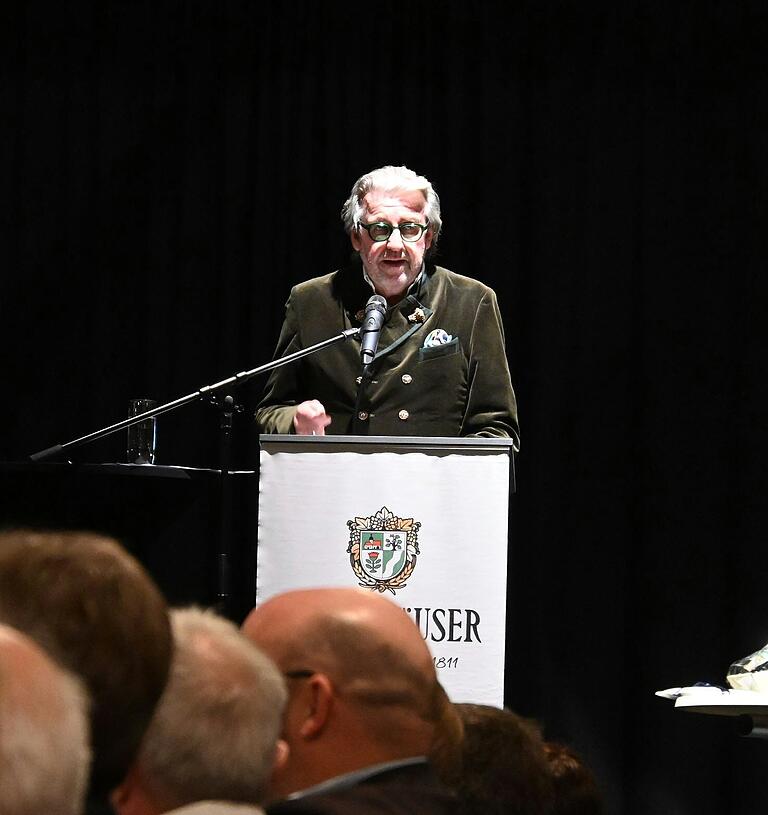 Stefan Wolf, Präsident von Gesamtmetall, hielt die Festrede beim Politischen Aschermittwoch der CDU Main-Tauber in der Alten Füllerei in Distelhausen.
