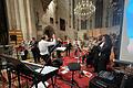 Das 'Bläserensemble' mit Jürgen Koch in der Mariankirche.