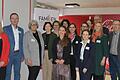 Um Personalpolitik ging es beim Forum zur modernen Arbeitswelt in Knetzgau, moderiert von Kristina Deininger (links). Grußworte überbrachte stellvertretender Landrat Michael Ziegler (2. von links).