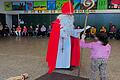 Der Nikolaus zu Gast an der Gartenstadtschule.