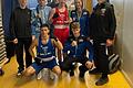 Boxen TSV Bad Kissingen       -  Unser Bild zeigt die TSV-Boxer mit (vorne, von links) Fahim Mohammadi und Leo Zenglein; (mittlere Reihe, von links) Erjon Beqiri, Mubaser Jabharkhail, Daniel Wölk, Carolin Bönning und Trainer Edgar Feuchter sowie (hinten) Michael Lazutin. Für Lazutin und Carolin Bönning waren keine Gegner vorhanden.