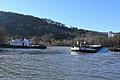 Das havarierte Schiff wurde am Samstag freigeschleppt.