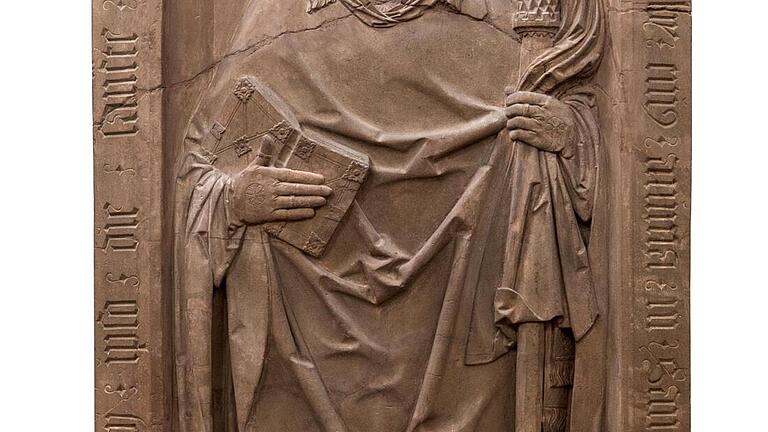 Grabmahl des Johannes Trithemius im Neumünster Würzburg.