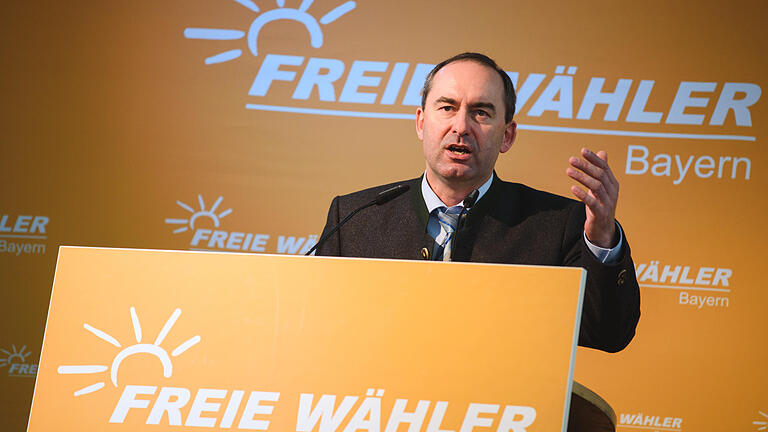 Landesversammlung der Freien Wähler Bayern       -  Der bayerische Landesvorsitzende der Freien Wähler, Hubert Aiwanger.