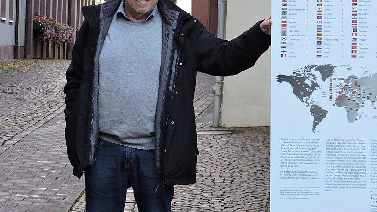 2017 zeigte Lohr dank Jan Peter Kranig Flagge: Mit seinem Kunstprojekt „84 Flaggen” zeigte er, dass ausländische Bürger aus so vielen Nationen in Lohr leben und die Kultur der Stadt bereichern. 2017 zeigte Lohr dank Jan Peter Kranig Flagge: Mit seinem Kunstprojekt „84 Flaggen” zeigte er, dass ausländische Bürger aus so vielen Nationen in Lohr leben und die Kultur der Stadt bereichern.