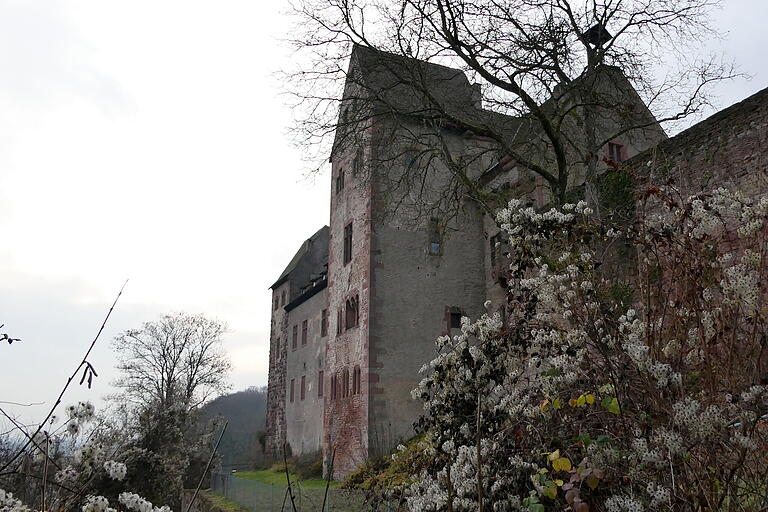 Von der Mainseite aus erkennt man deutliche Risse am Turm Von der Mainseite aus erkennt man deutliche Risse am Turm