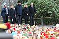 Markus Söder (CSU) und Bundesinnenministerin Nancy Faeser (SPD) gedenken am Sonntag der Opfer der Messerattacke in Aschaffenburg.