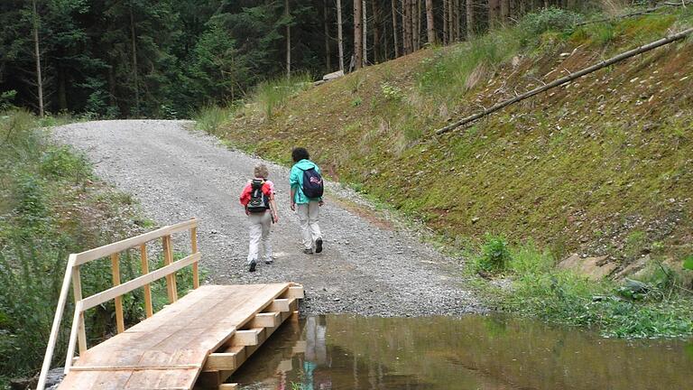 Der Truppenübungsplatz Wildflecken ist heute meist Sperrgebiet. Lediglich zu bestimmten anlässen, wie Anfang August beim Wandertag (im Bild), können Besucher das Areal besichtigen. Damit seine Geschichte nicht verloren geht, wurde jetzt ein Film erstellt. Foto: Joachim Rübel/Archiv       -  Der Truppenübungsplatz Wildflecken ist heute meist Sperrgebiet. Lediglich zu bestimmten anlässen, wie Anfang August beim Wandertag (im Bild), können Besucher das Areal besichtigen. Damit seine Geschichte nicht verloren geht, wurde jetzt ein Film erstellt. Foto: Joachim Rübel/Archiv