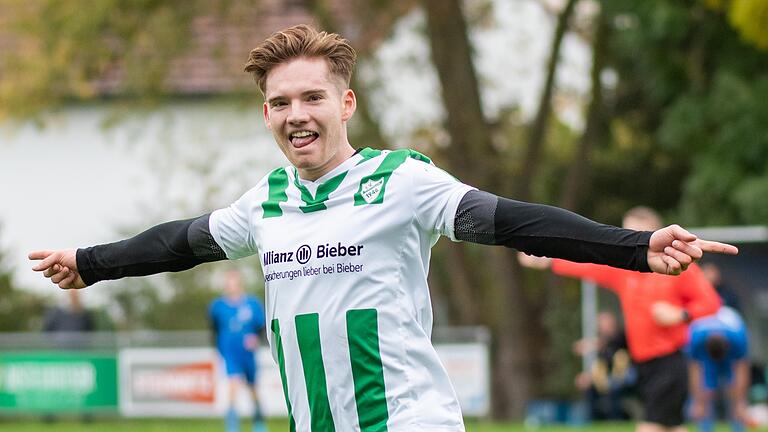 Robin Tröger hat in der laufenden Saison zehn Tore für den SV Kürnach in der Fußball-Kreisklasse Würzburg 1 erzielt.