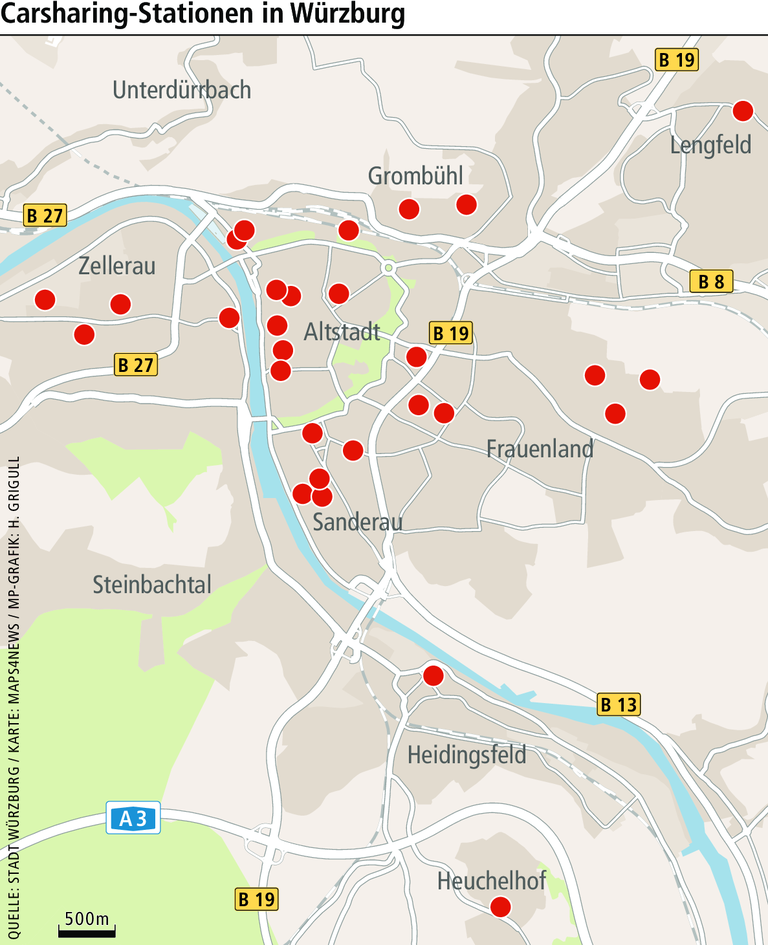 Car-Sharing in Würzburg nimmt Fahrt auf: Was Sie wissen müssen Car-Sharing in Würzburg nimmt Fahrt auf: Was Sie wissen müssen
