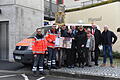 Thomas Kossner, Christian Bauer (Helfer vor Ort), Martin Kleinhenz, Annabell Graf (beide Pfarrgemeinderat), Pfarrer Volker Benkert, Gabriele Dietmann (Einrichtungshaus Dietmann), Silvia Seuling (Kirchenpflegerin), Lukas Bräuer (Sparkasse), Werner Jung (Schlosserei Schwanfeld).&nbsp;
