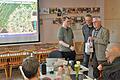 Dank an Jan Kallfaß Geodatenansprechpartner des ADBV durch  die Trainer des AWO-Internetcafés für Senioren Ochsenfurt Peter Honecker und Reinhard Ott.