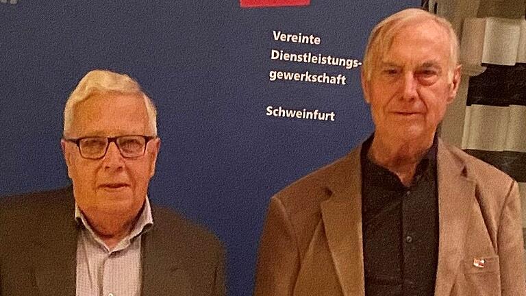 Für 70 Jahre Mitgliedschaft wurden geehrt:Erwin Fick und Herbert Wedler.