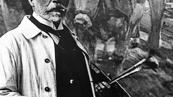 Heinrich von Zügel, zeitgenössische Fotografie.