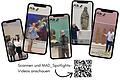 Kunst direkt aufs Smartphone: Die Videos des MAD zeigen, wie Werke Menschen berühren.