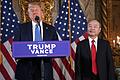 Donald Trump       -  Erste Pressekonferenz seit dem Wahlsieg: Trump in Florida.
