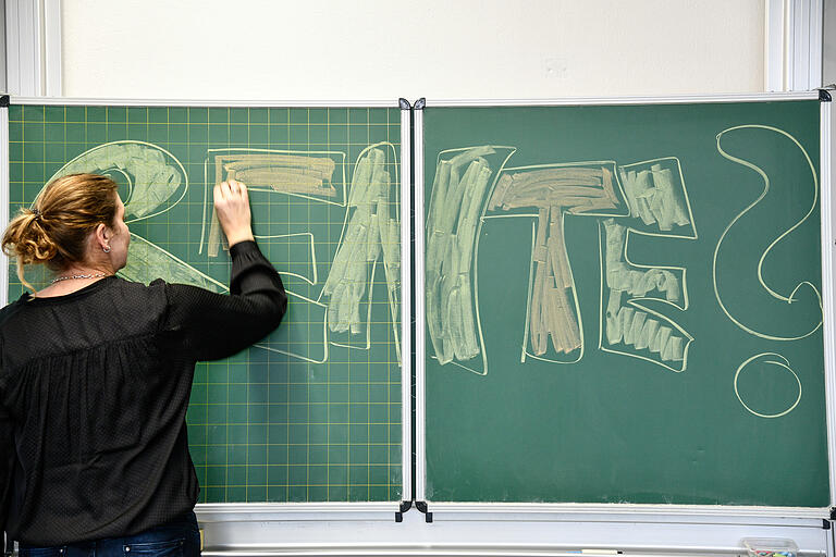 Heute steht bei der Mittelschullehrerin Anne Gröger-Durchholz die Rente auf dem Stundenplan.&nbsp;