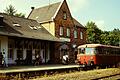 Ein Blick auf den Gersfelder Bahnhof zwischen 1989 bis 1993.