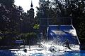 Rutschvergnügen garantiert: Die Freibadsaison beginnt im Sportbad Mellrichstadt am kommenden Samstag.
