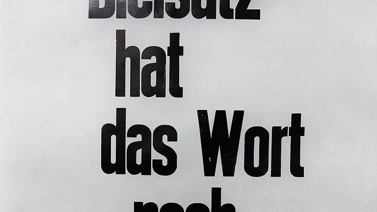 Ein gewichtiger Satz. Ein gewichtiger Satz.