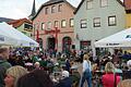 Spilk war beim dritten Freitagskonzert in Bischofsheim zu Gast und unterhielt die zahlreichen Besucher des Marktplatzes.