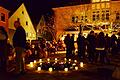 Gute Stimmung im Schein von tausenden Kerzen: Die Mellrichstädter Erlebnisnacht zieht alljährlich das Publikum in Scharen an.