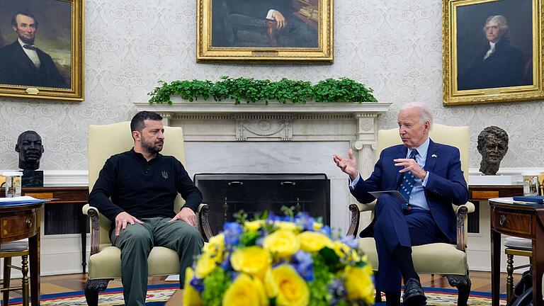 US-Präsident Biden empfängt Selenskyj im Weißen Haus       -  Bidens Regierung unterstützt die Ukraine in ihrem Abwehrkampf wie kein anderer Verbündeter.