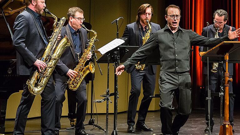 Abschied mit einer Weltpremiere: Daniel Behle und das Alliage Quintett traten am 13. März im Schweinfurter Theater auf. Das war die letzte Vorstellung vor der Corona-Schließung.