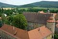 Schloss Glücksburg in Römhild. Dort findet im Hof am 17. Juli wieder ein Sommerkino statt.