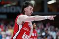 Können die FIT/One Würzburg Baskets (im Bild: Zachary Seljaas) in der Champions-League-Partie gegen AEK Betsson BC den dritten Sieg im dritten Zwischenrundenspiel holen?