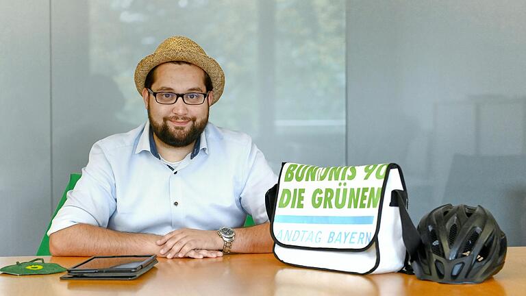 Nicolas Lommatzsch (Grüne) gehört ab sofort dem Schweinfurter Stadtrat an.