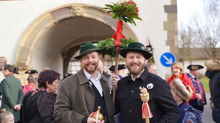 Impressionen vom Geldersheimer Kirchweihsonntag mit Festzug und Hammeltanz