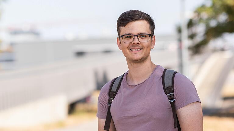 Ewald Schimanowski, 23, Student aus Würzburg.