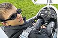 Landung auf Platz drei: der Schweinfurter Jens Elflein überzeugt die Jury beim Fränkischen Vergleichssegelfliegen 2013 mit einem fast perfekten Flug.